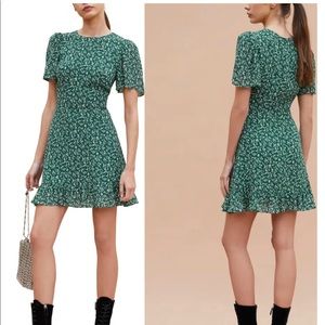 Reformation Beesley Print Minidress